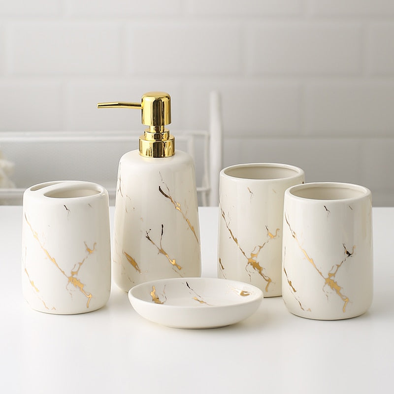 Prestige Porcelain Bathroom Collection Set