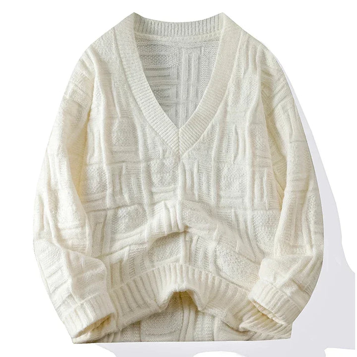 Ravello Knit V-Neck Sweater - Saint Drako