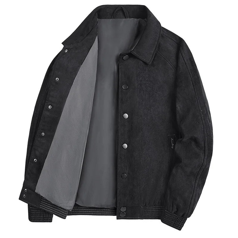 Romeo Suede Autumn Coat - Saint Drako