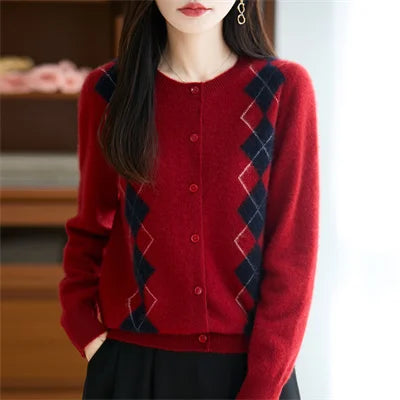 Verona Wool Knit Cardigan - Saint Drako