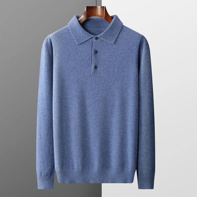 100% Merino Camden Polo - Saint Drako
