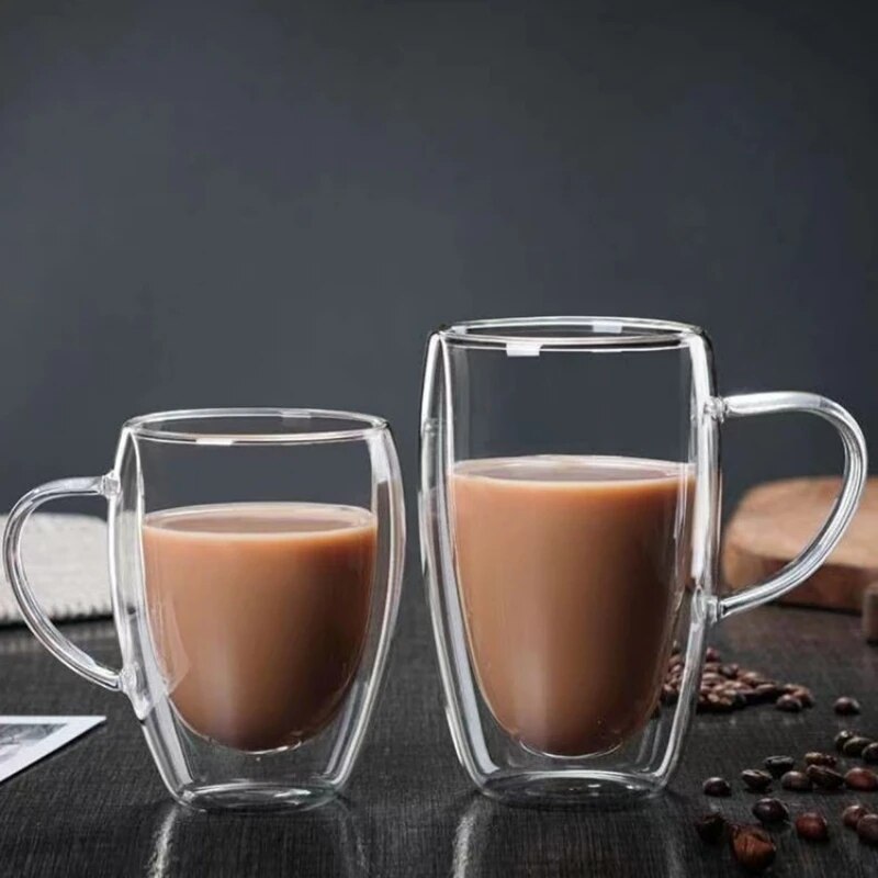 Borosilicate Brilliance Premium Glass Mugs