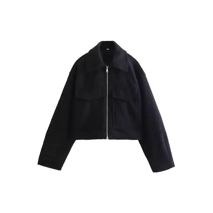 Noble Wear Women’s Wool Blend Bomber Jacket - Saint Drako