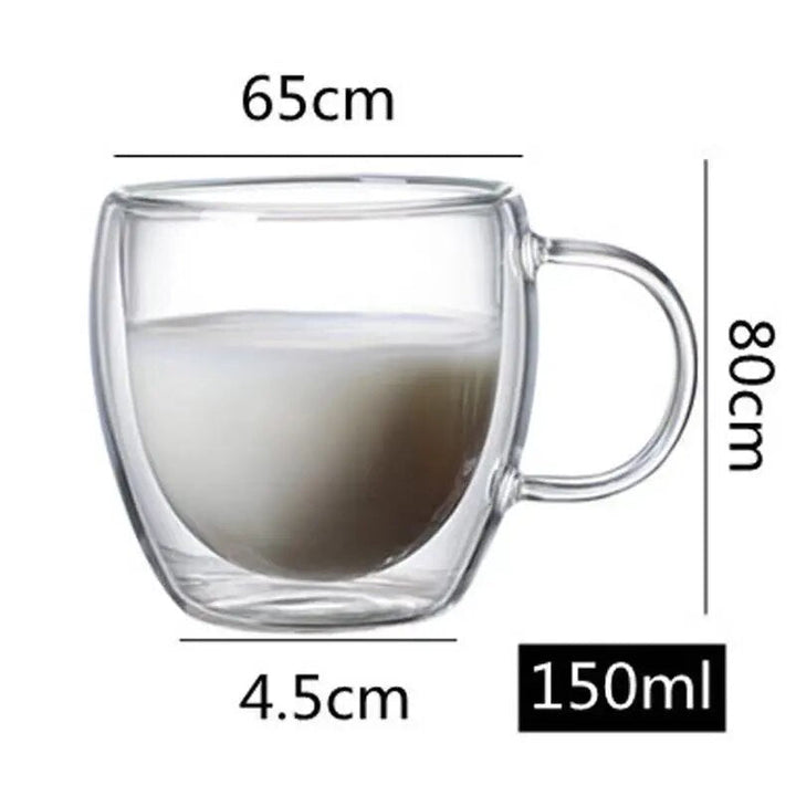 Borosilicate Brilliance Premium Glass Mugs