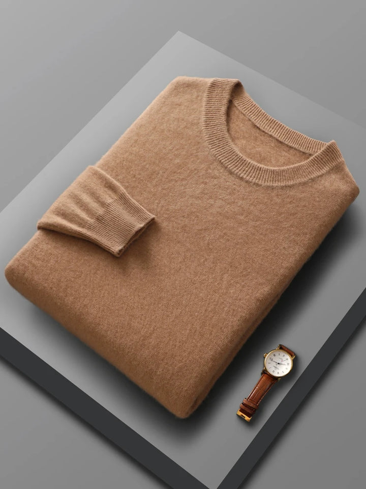 Merino Wool Crew Neck Sweater - Saint Drako