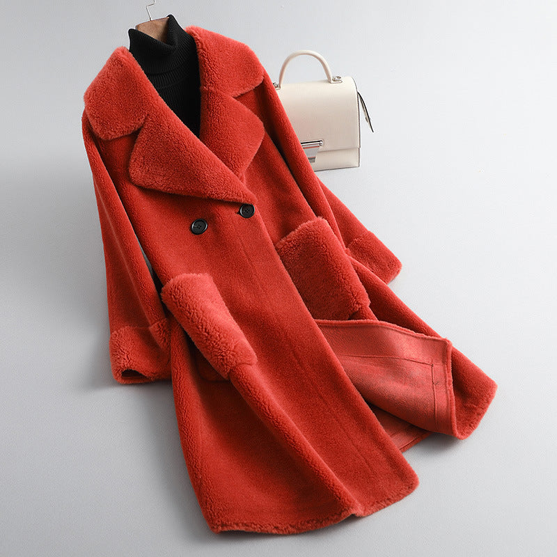 Como Faux Shearling Coat