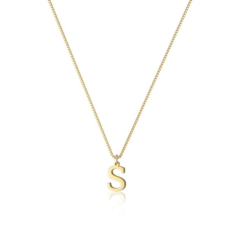 Eloria Initial Pendant Necklace - Saint Drako