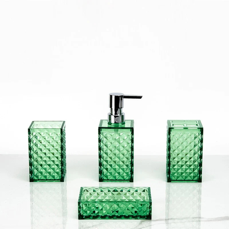 Fournier Diamond Embossed Bathroom Set