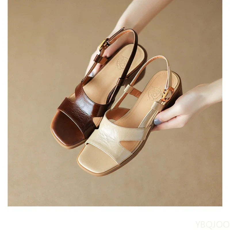 Bellagio Leather Slingbacks