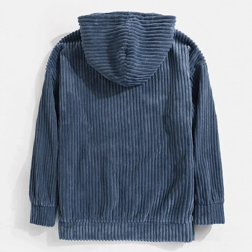 Lazaro Corduroy Hoodie Sweatshirt - Saint Drako