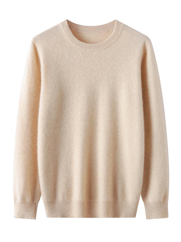 Merino Wool Crew Neck Sweater - Saint Drako