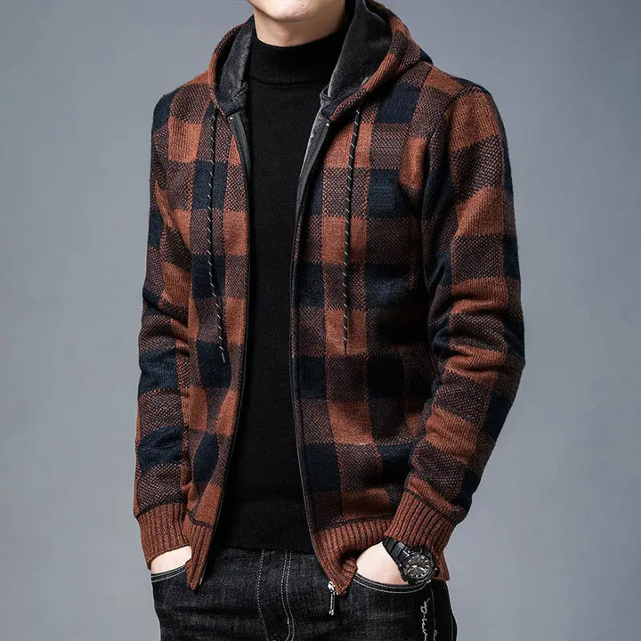 Westbury Plaid Hooded Jacket