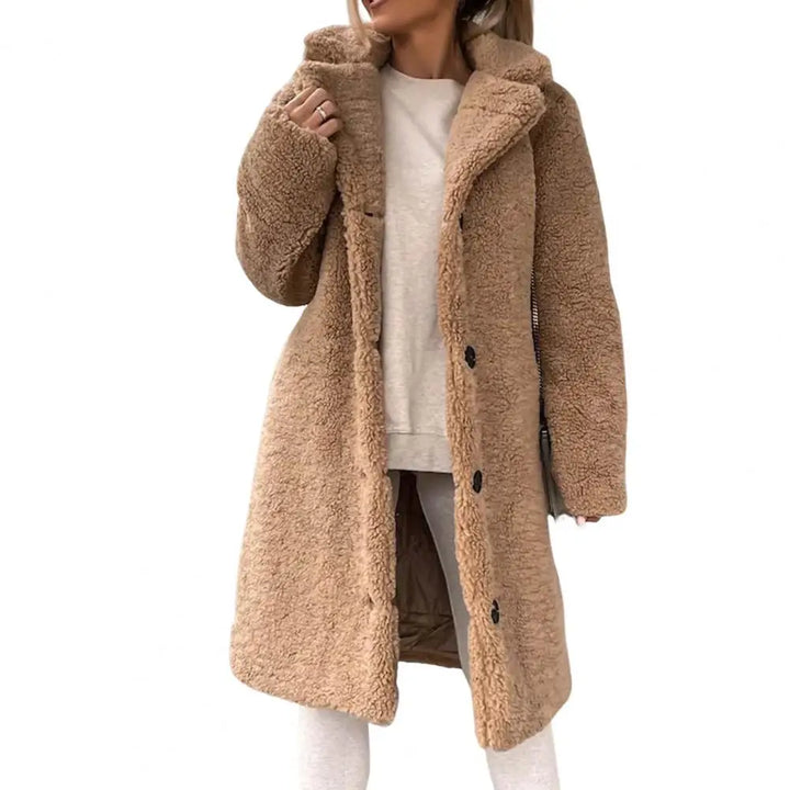 Winter Wonderland Teddy Long Coat