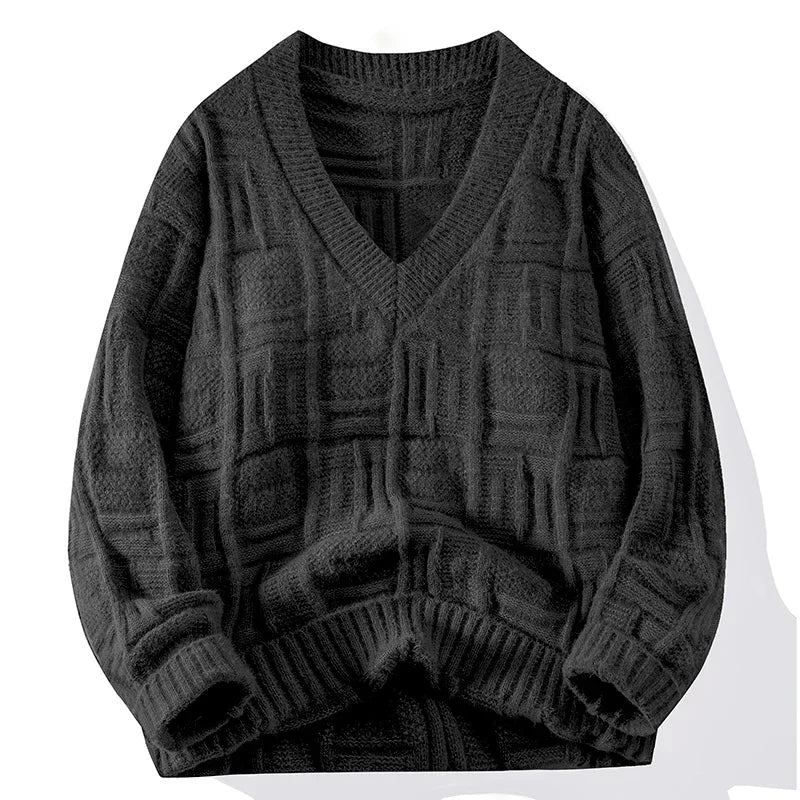 Ravello Knit V-Neck Sweater - Saint Drako