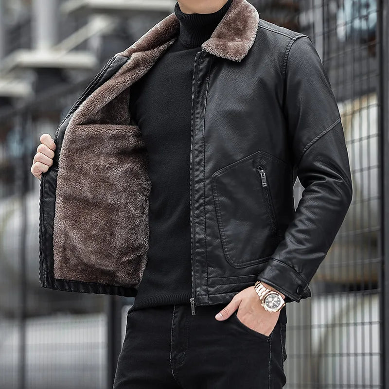 Enzo Versailles Fur Bomber Jacket