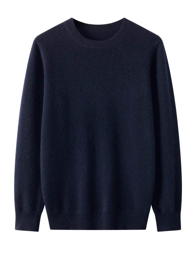 Merino Wool Crew Neck Sweater - Saint Drako