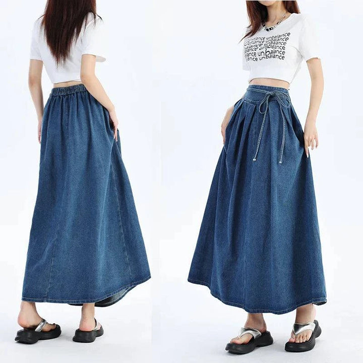 Camilla Denim Skirt - Saint Drako