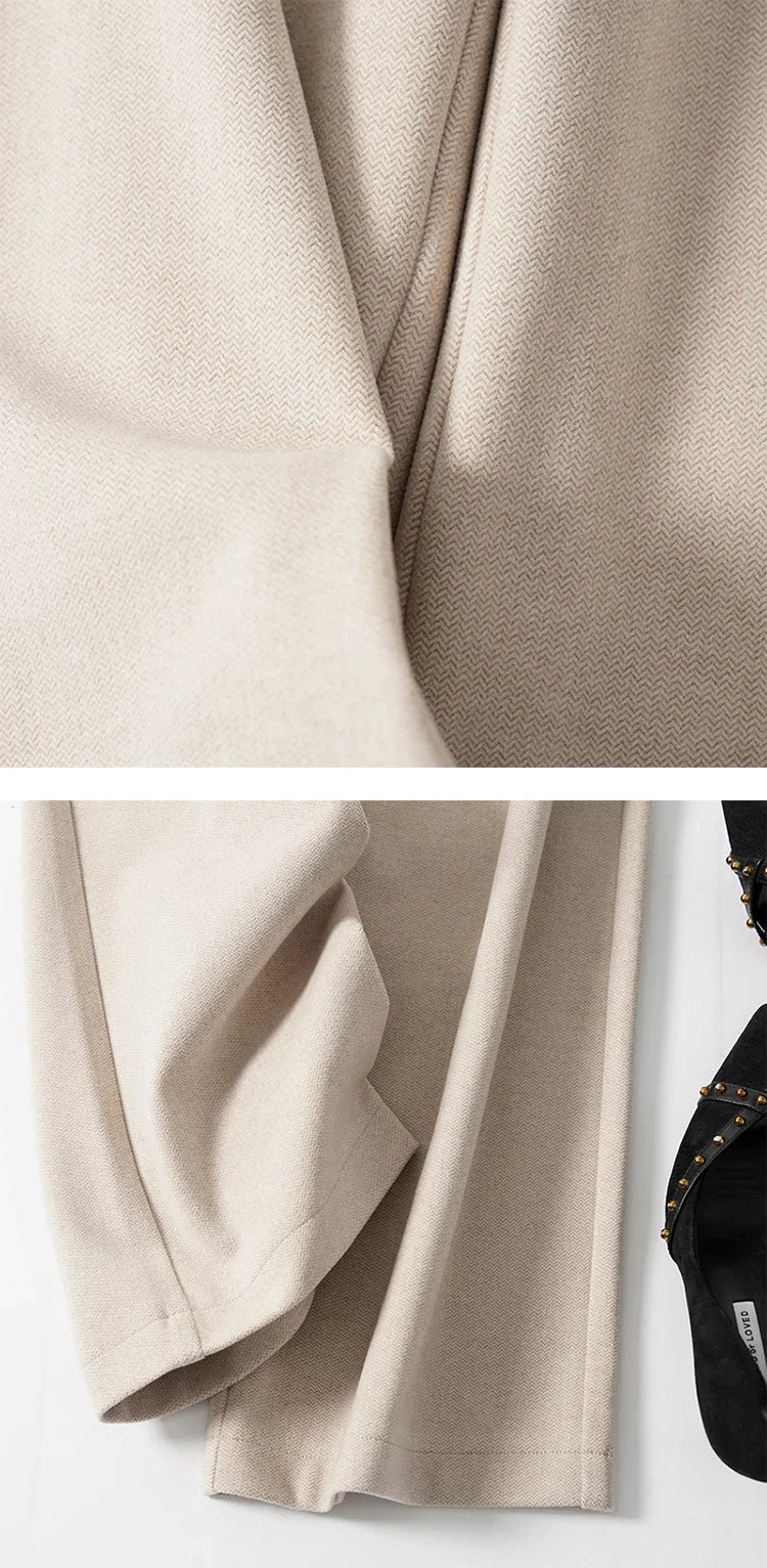 Valona Wide-Leg Wool Trousers