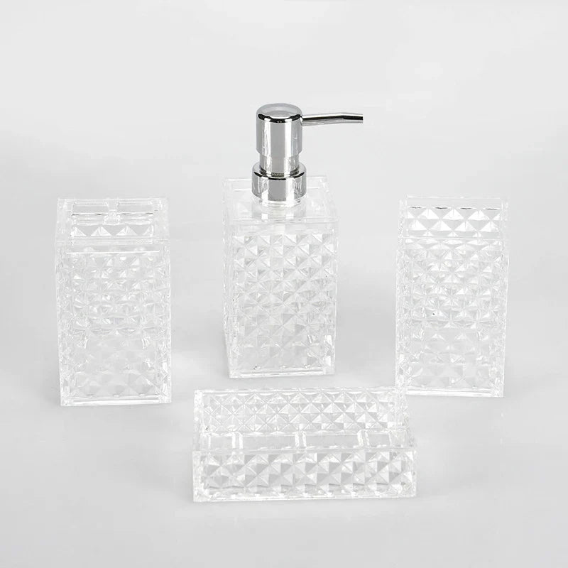 Fournier Diamond Embossed Bathroom Set