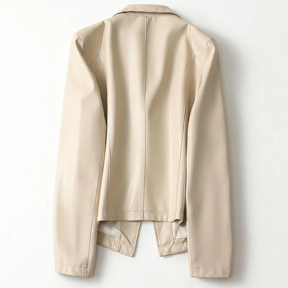 Valenne Leather Blazer