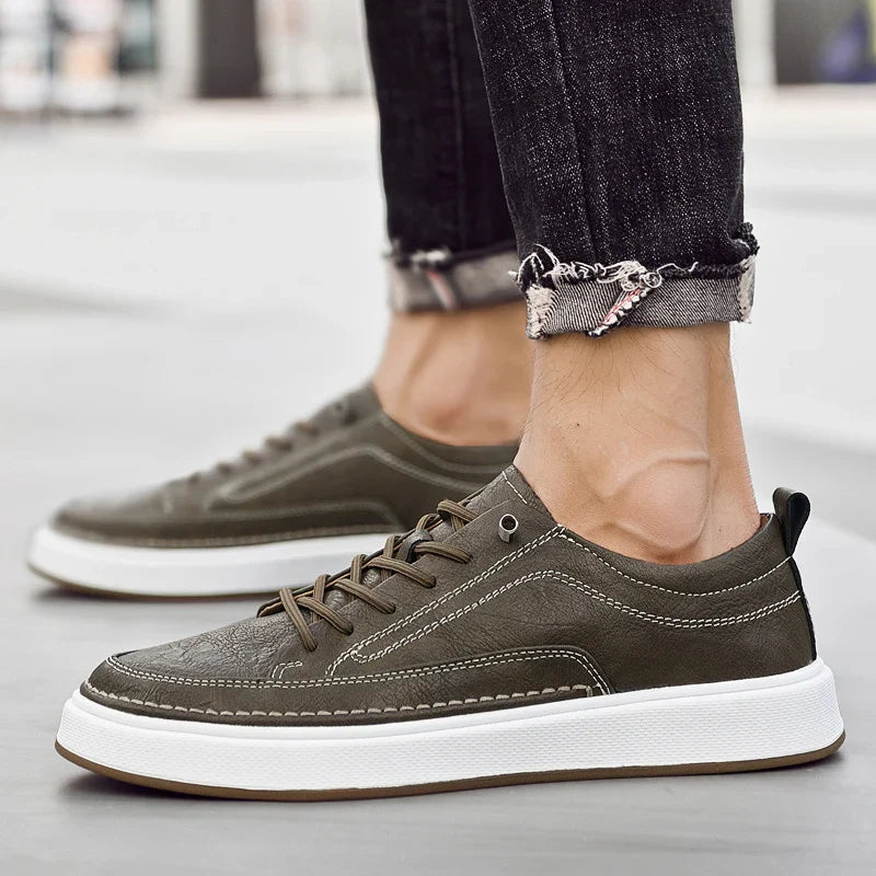 Berkeley Genuine Leather Sneakers - Saint Drako