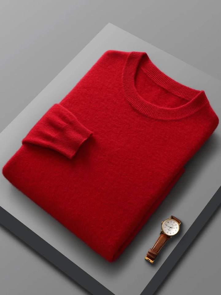 Merino Wool Crew Neck Sweater - Saint Drako