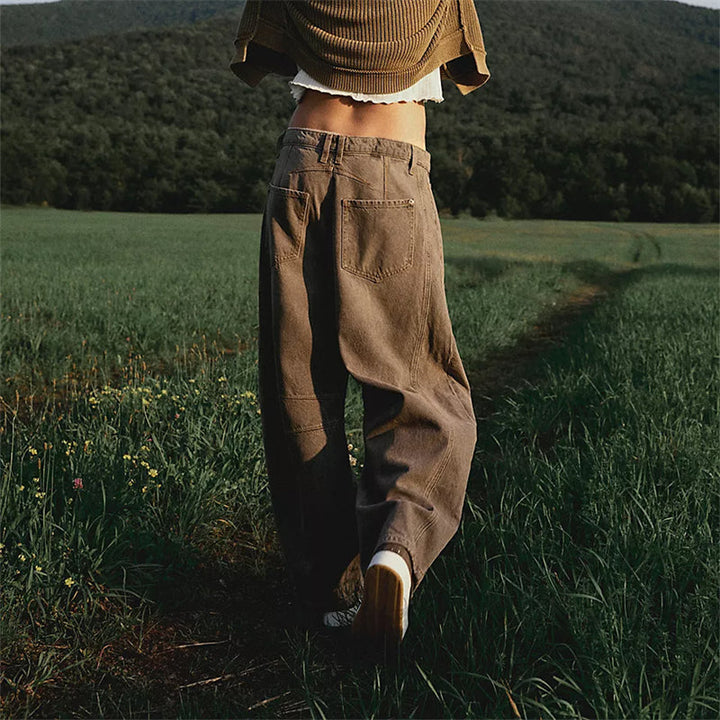 Classic Mid-Rise Barrel Jeans