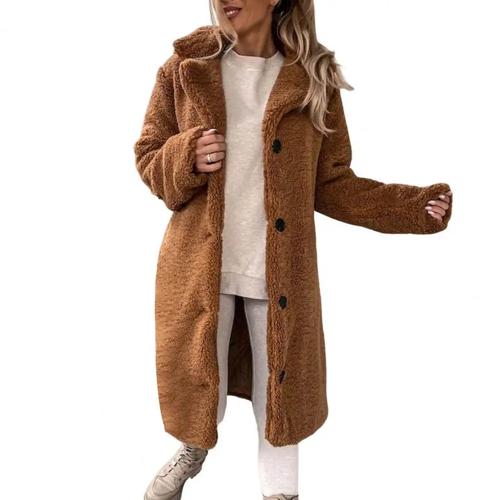 Winter Wonderland Teddy Long Coat