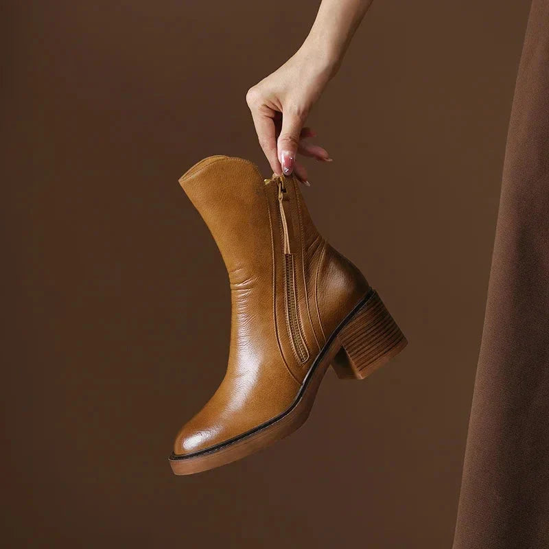 Salerno Platform Ankle Boots