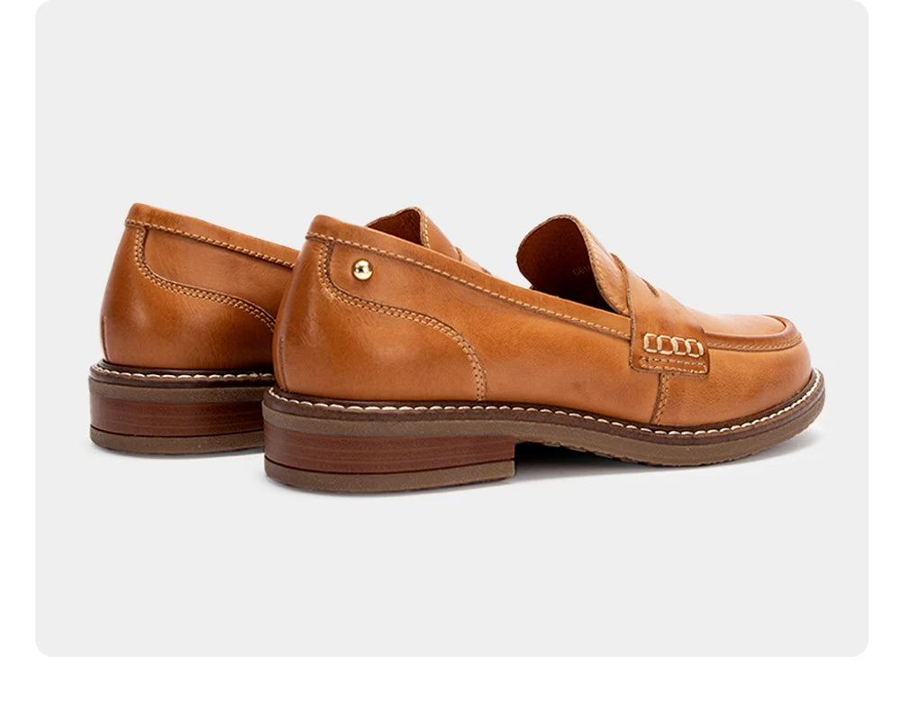 Valetta Orthopedic Leather Loafers - Saint Drako