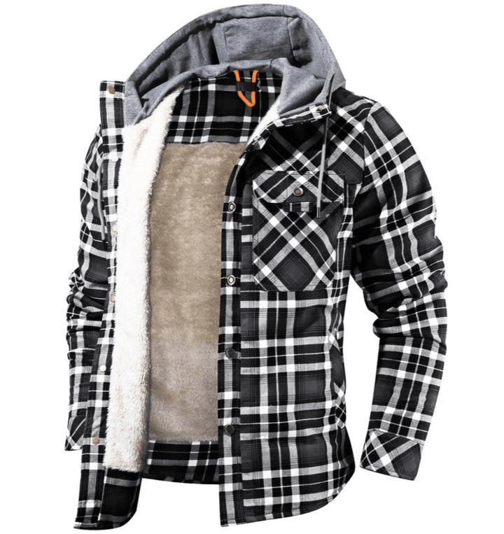 Highlander Hooded Flannel Jacket (9 Designs) - Saint Drako