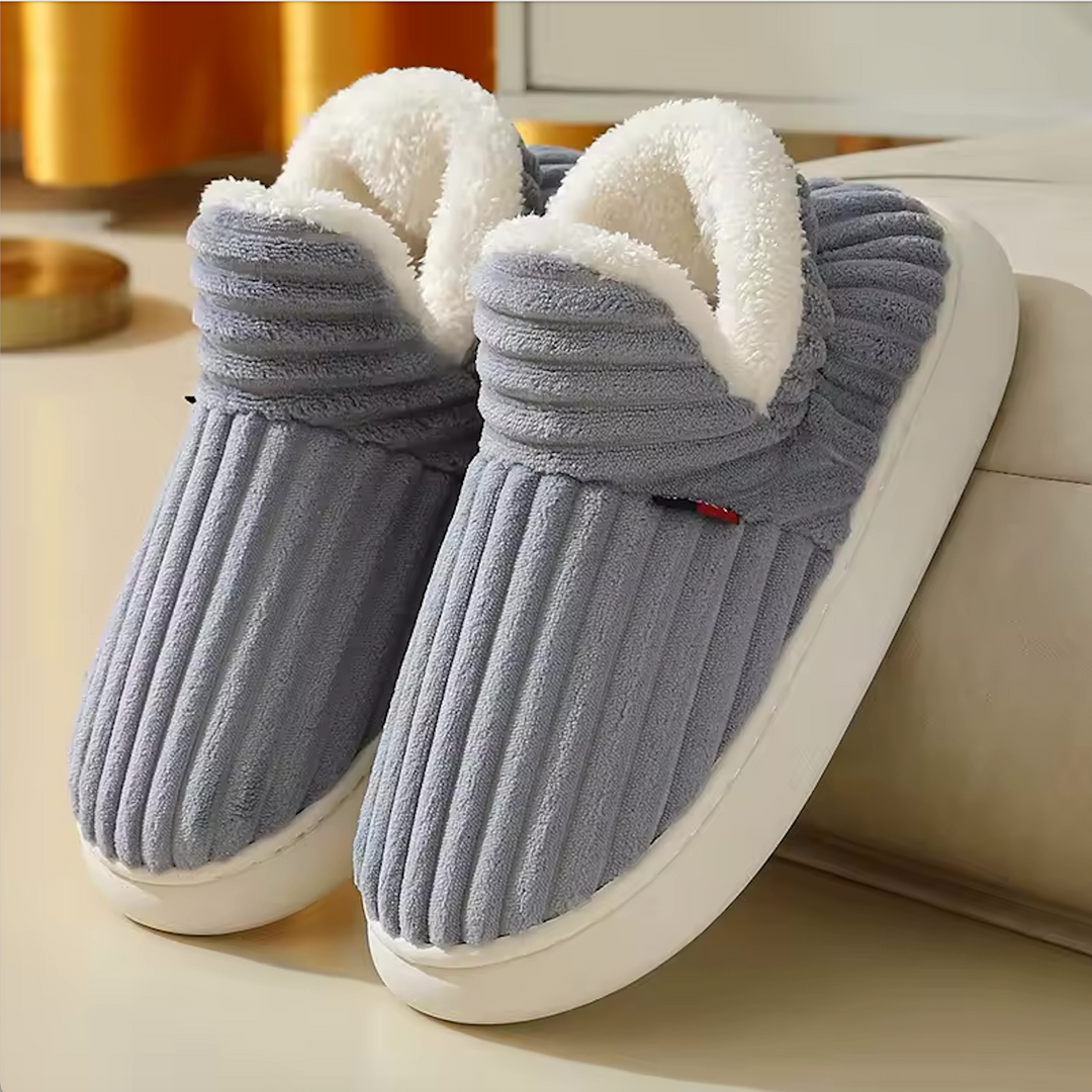 Lerida Plush Memory Foam Slippers - Saint Drako