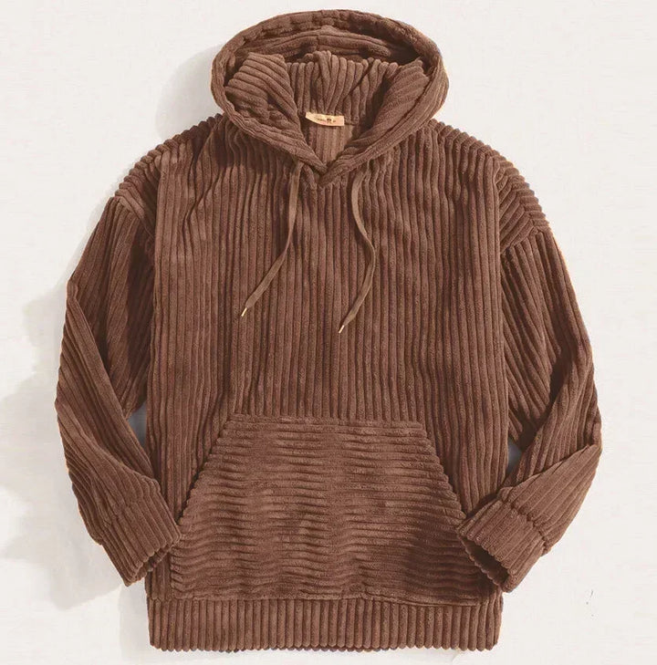 Lazaro Corduroy Hoodie Sweatshirt - Saint Drako