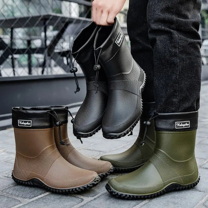 Bergen Waterproof Short Rain Boots - Saint Drako