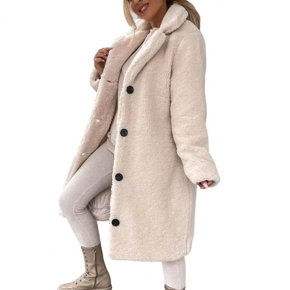 Winter Wonderland Teddy Long Coat