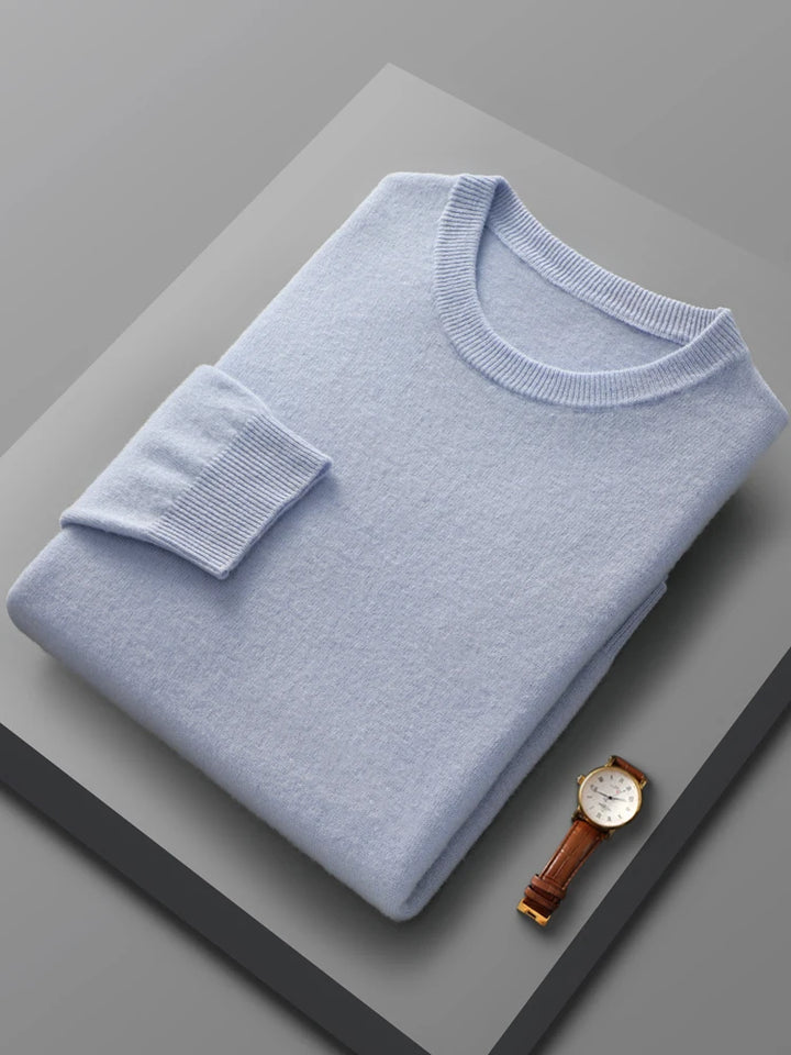 Merino Wool Crew Neck Sweater - Saint Drako