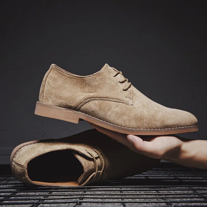 Novaro Suede Oxford Shoes - Saint Drako