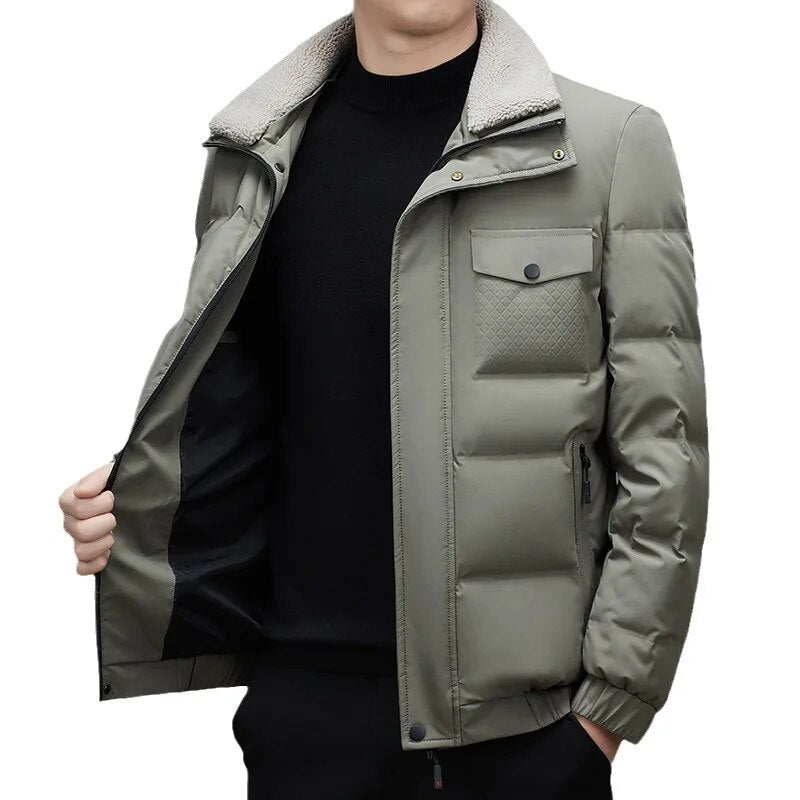 Luca Lustrino Men's Down Jacket - Saint Drako