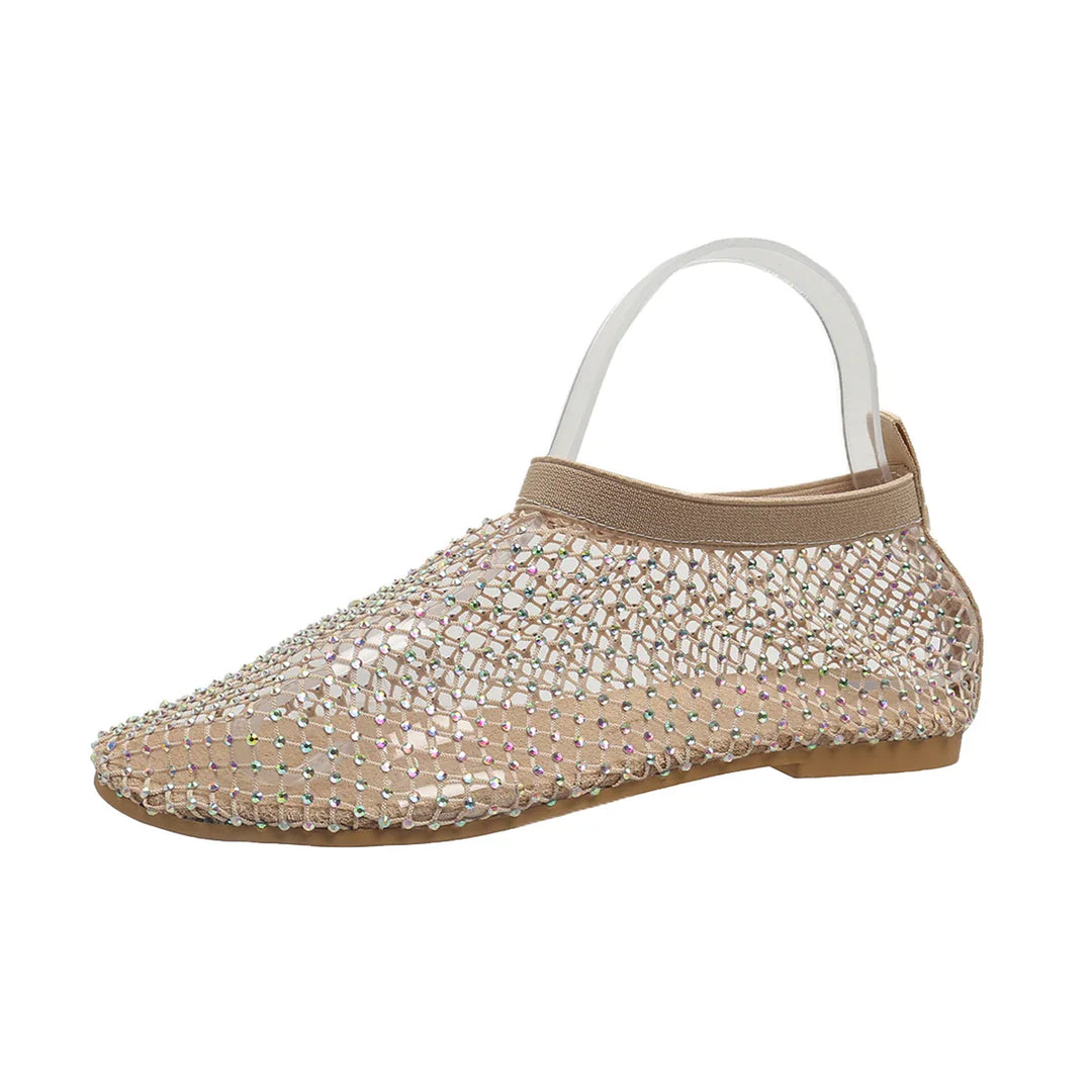 Crystalline Glam Flat Shoes