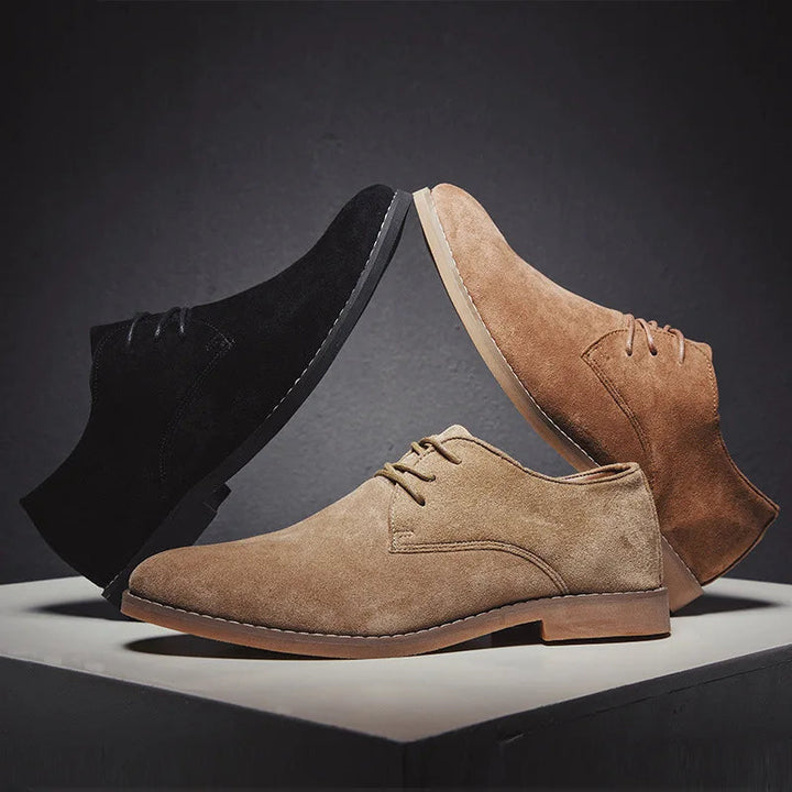 Novaro Suede Oxford Shoes - Saint Drako