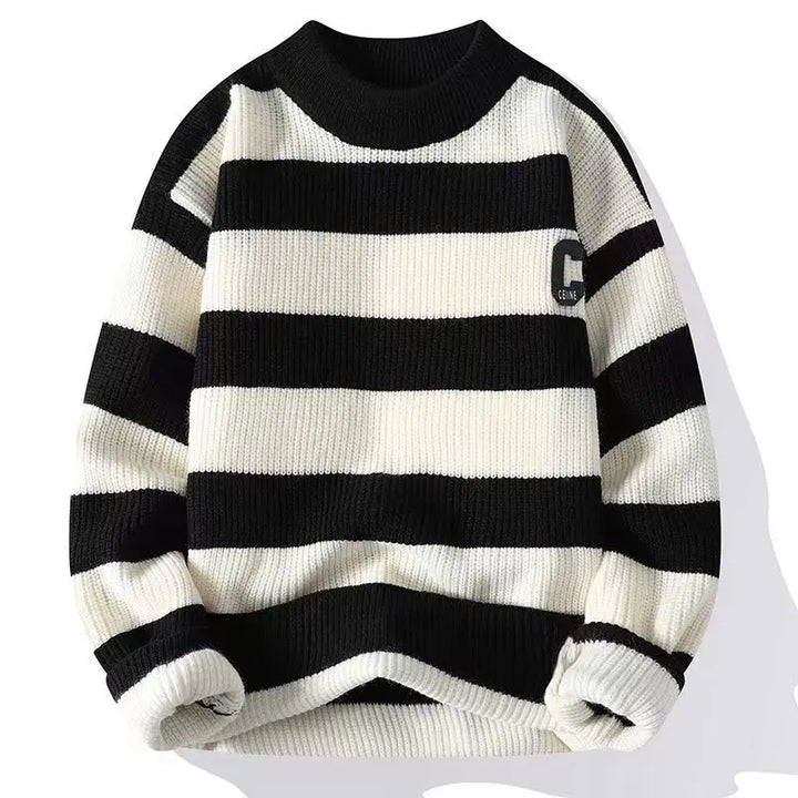 Stratmore Striped Crewneck Sweater - Saint Drako