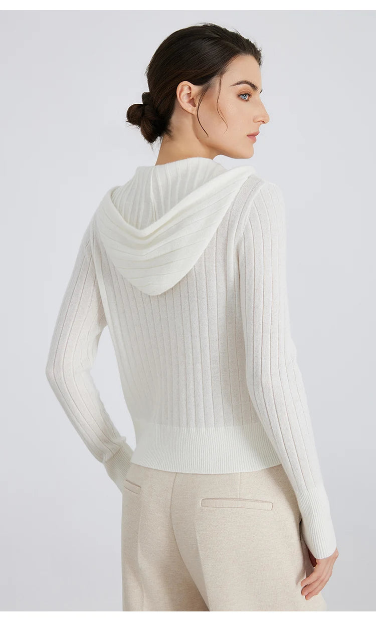 Milan Ribbed Zip Knit Cardigan - Saint Drako