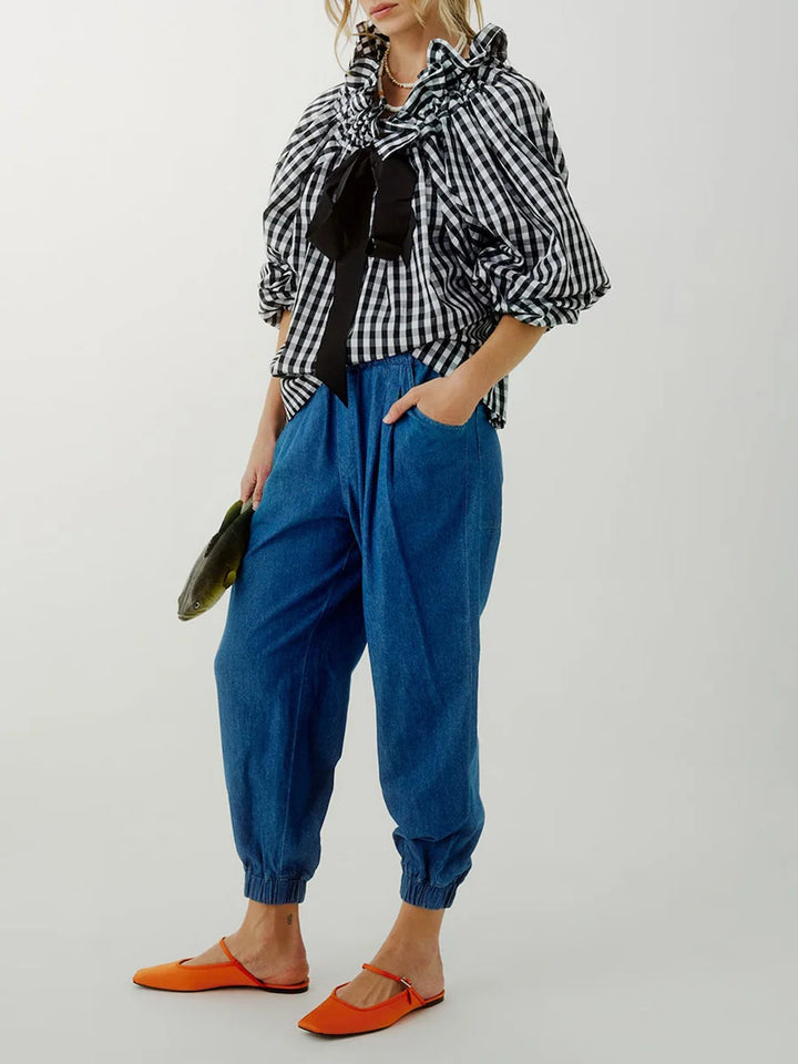 Portsea Puffed Cotton Blouse