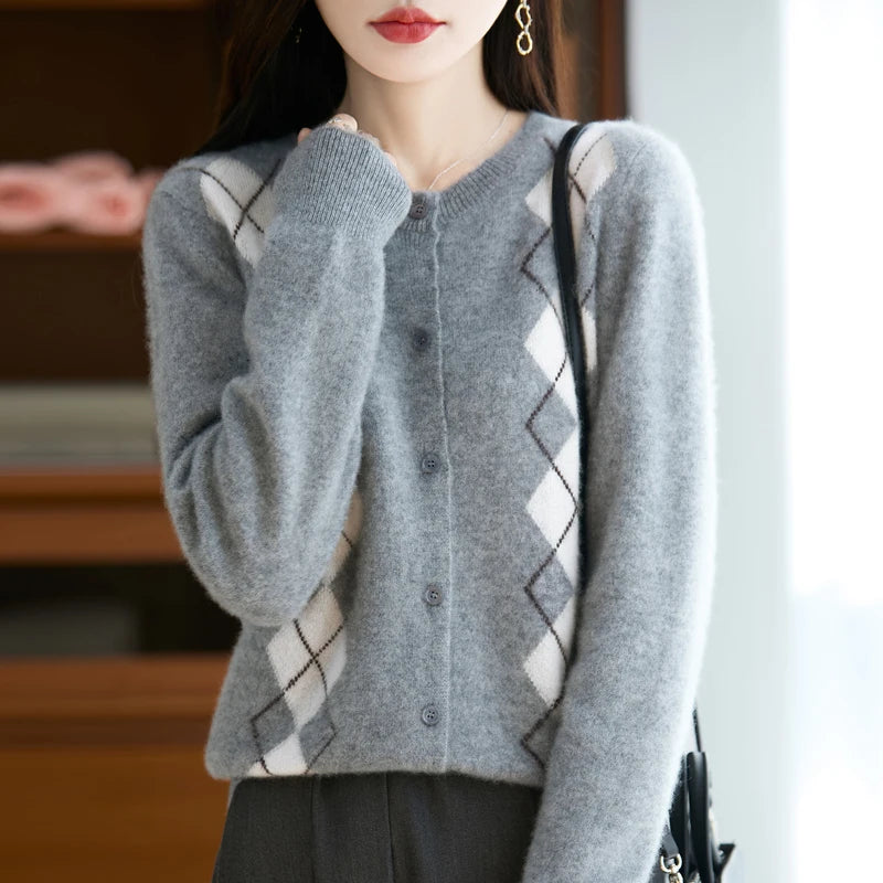 Verona Wool Knit Cardigan - Saint Drako