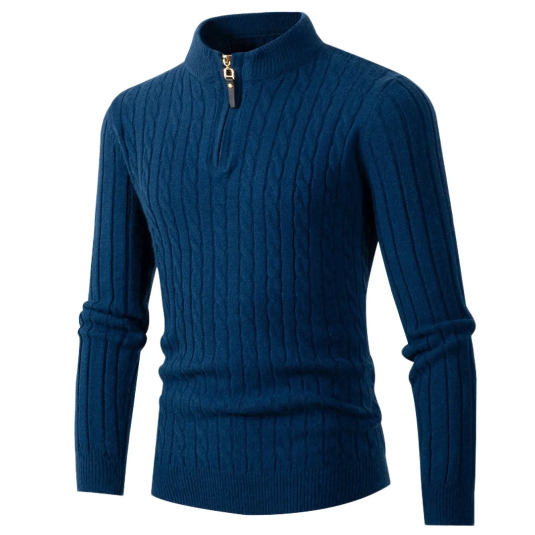 Men's Zipper Pullover Sweater