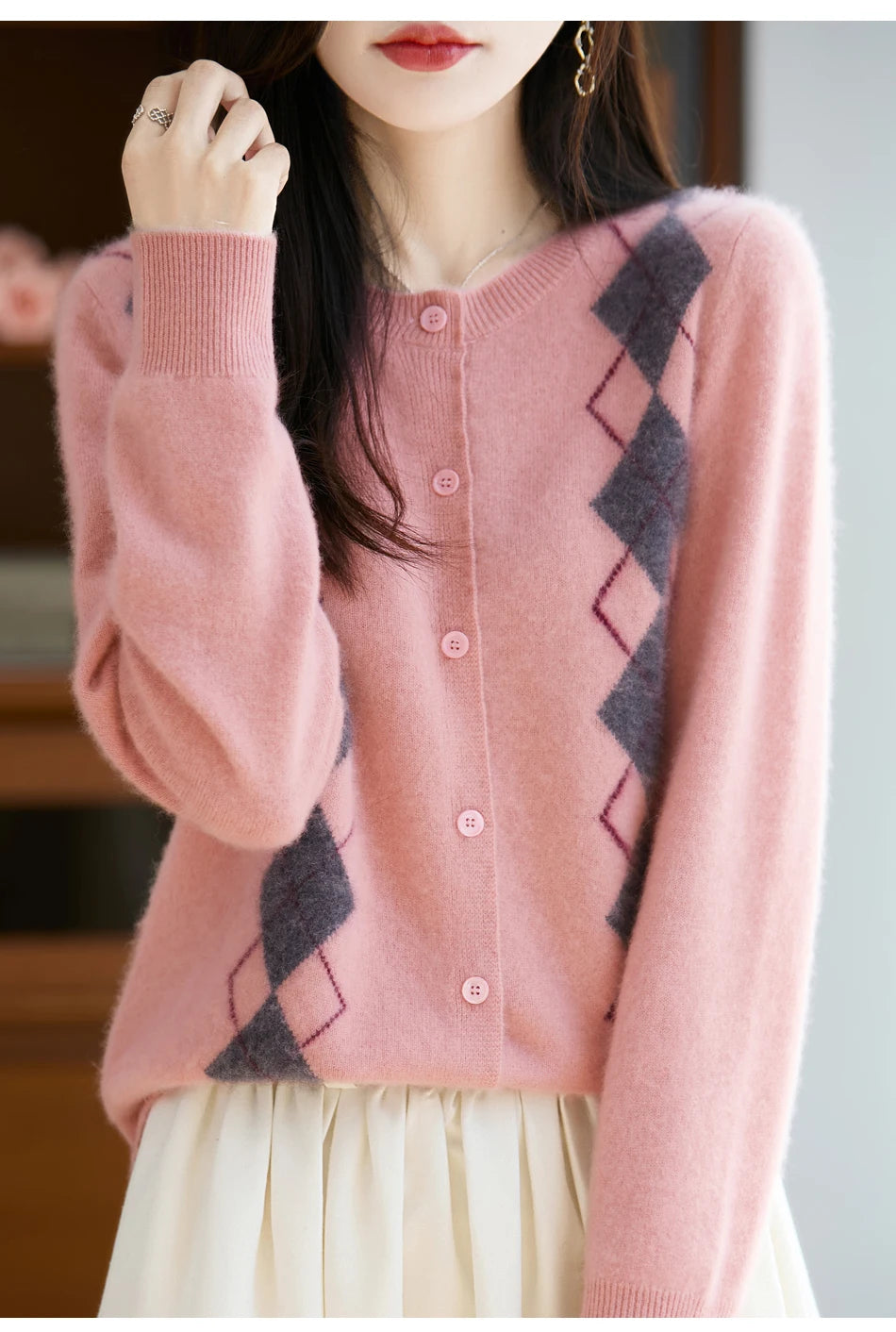 Verona Wool Knit Cardigan - Saint Drako