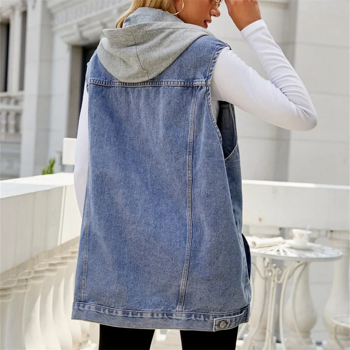 VantaVogue Denim Vest