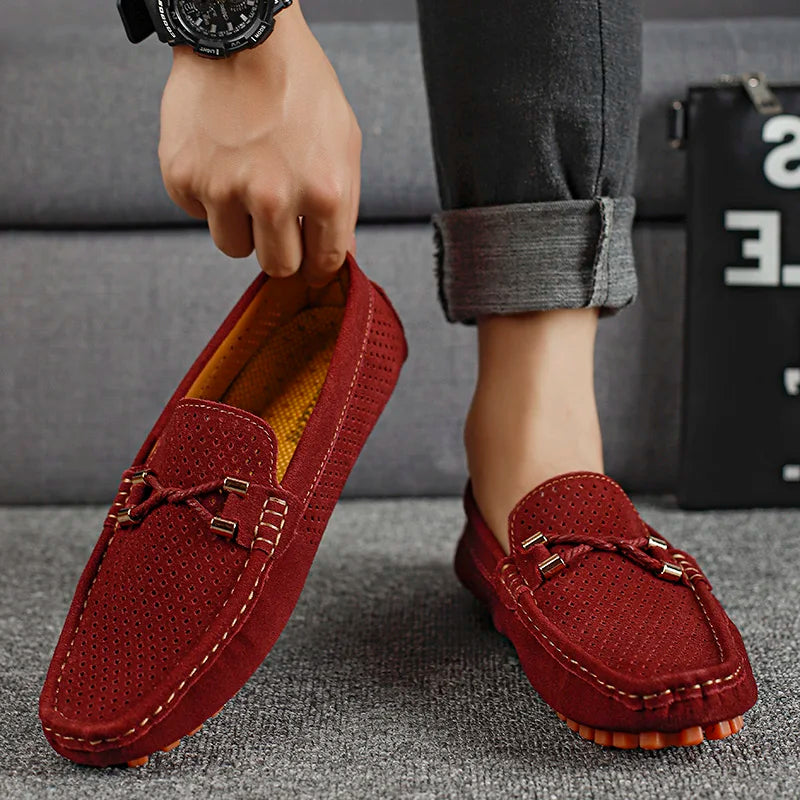 Adrian Leather Slip-On Loafers - Saint Drako