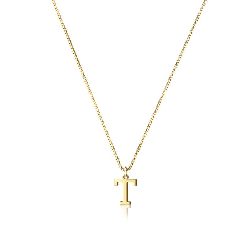 Eloria Initial Pendant Necklace - Saint Drako