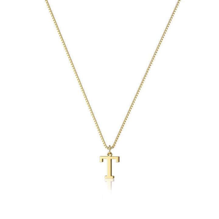 Eloria Initial Pendant Necklace - Saint Drako